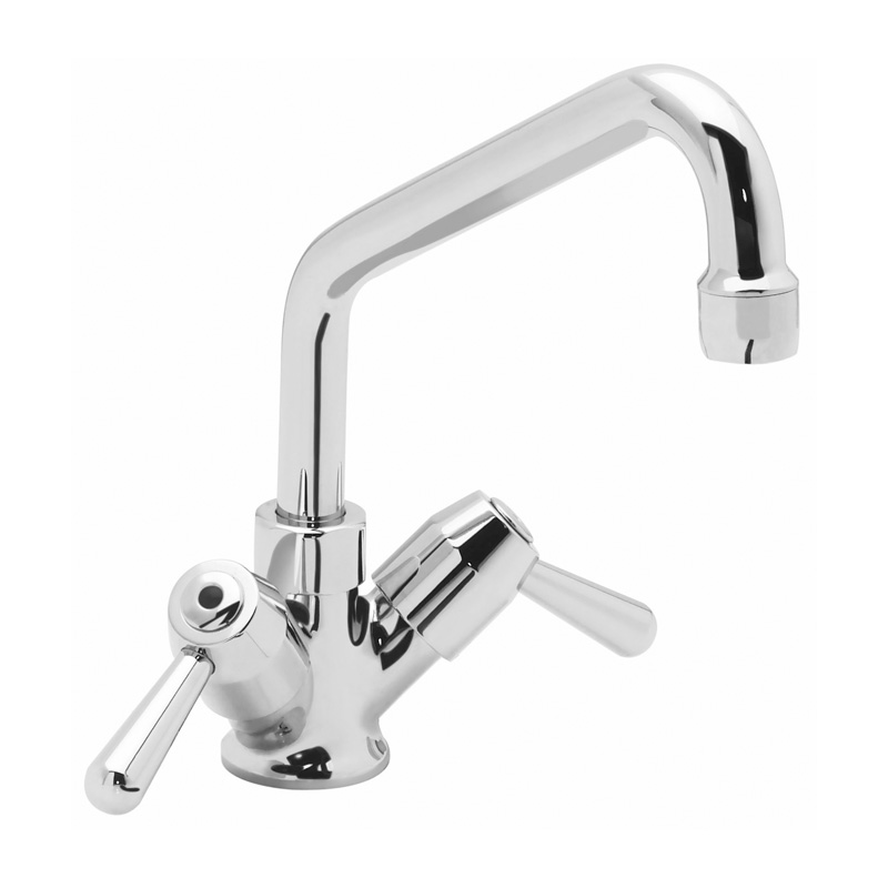 Robinet mélangeur Inox 1/4 tour Débit 16L/min - Realinox